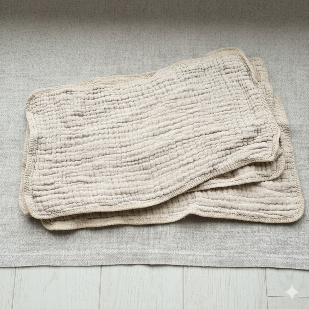 Muslin Burp Cloths (Set Of 5)